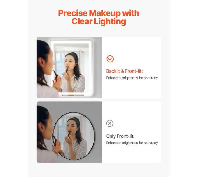 LED vonios veidrodis su 3 spalvomis ir apsauga nuo rasojimo2