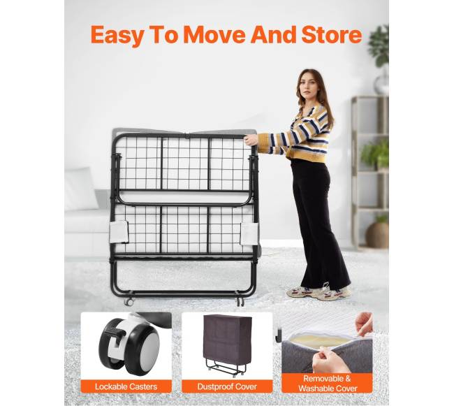 Sulankstoma lova su putų čiužiniu svečiams4