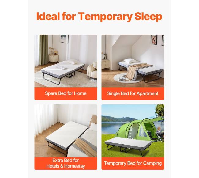 Sulankstoma lova su putų čiužiniu svečiams5