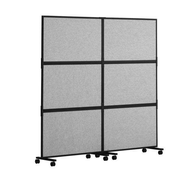 Garsą slopinanti kambario pertvara šviesiai pilka8