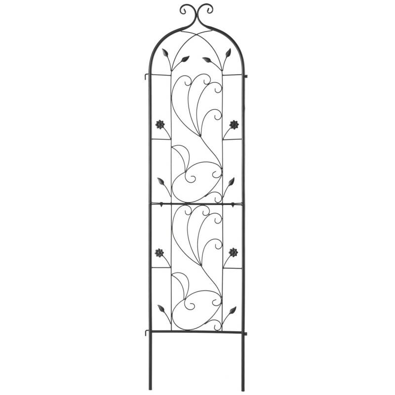 Metalinis sodo parametras vijokliniams augalams 152 x 38 cm0