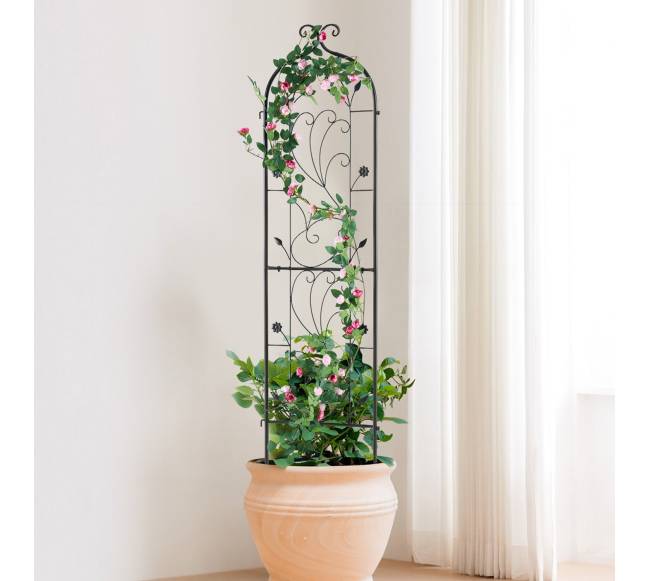 Metalinis sodo parametras vijokliniams augalams 152 x 38 cm7