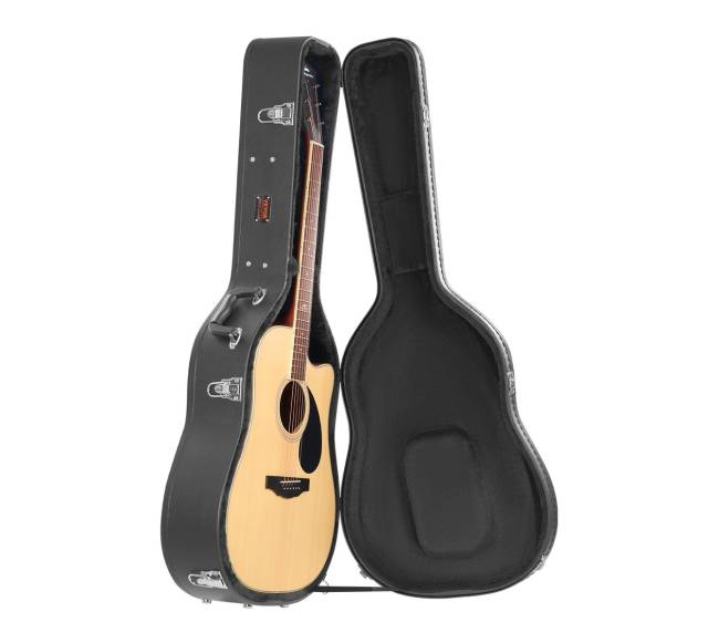 Akustinės gitaros dėklas su spyna0