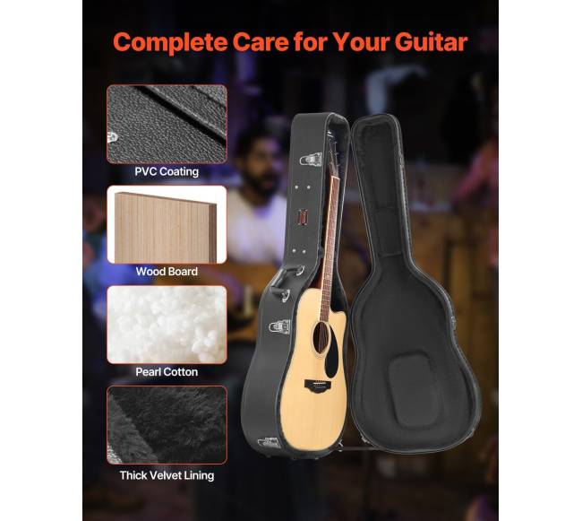 Akustinės gitaros dėklas su spyna3