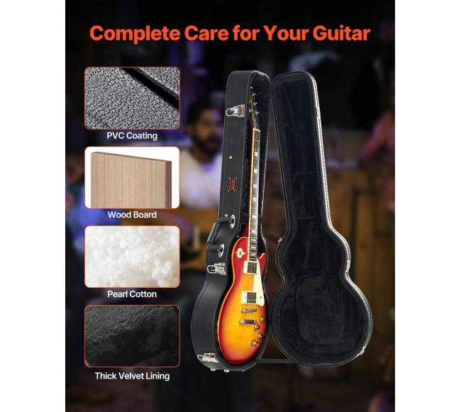 Elektrinės gitaros dėklas su užraktu3