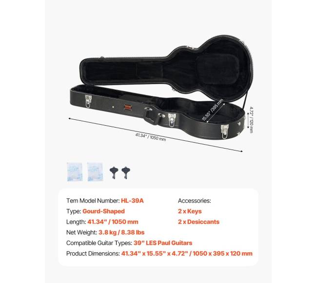 Elektrinės gitaros dėklas su užraktu6