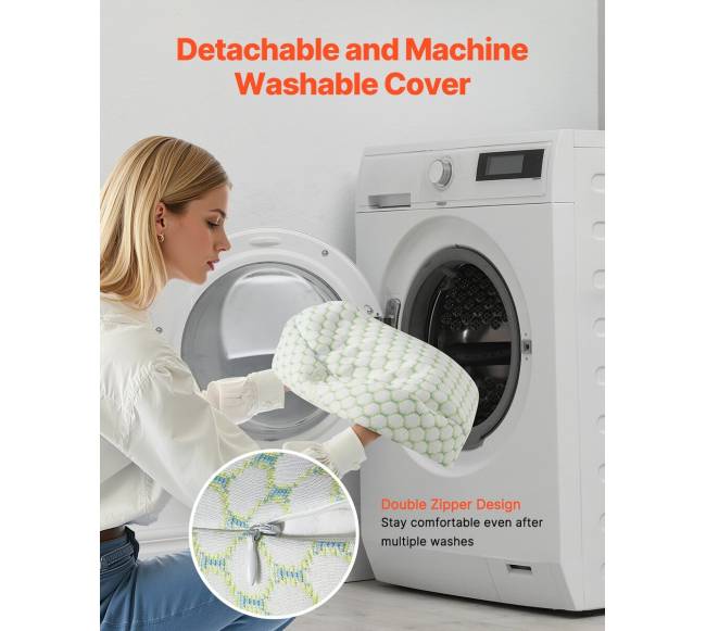 Nėštumo pagalvė W formos minkšta ir kvėpuojanti4