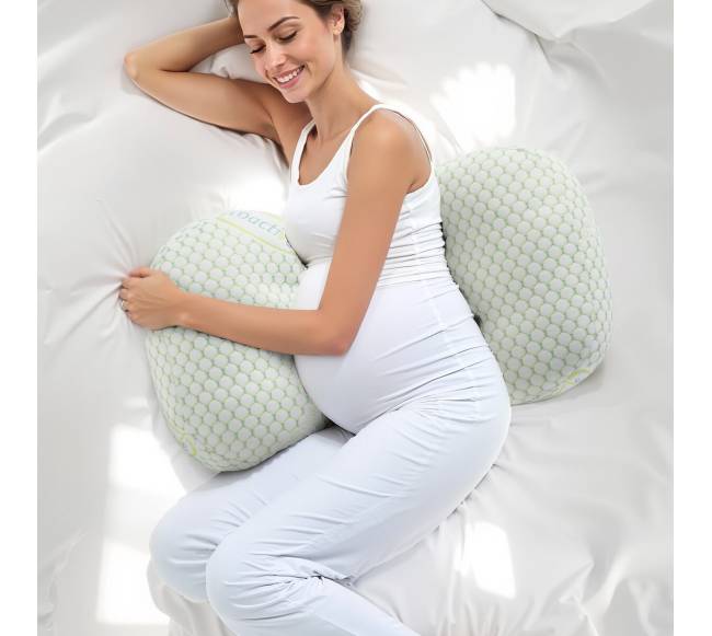 Nėštumo pagalvė W formos minkšta ir kvėpuojanti7