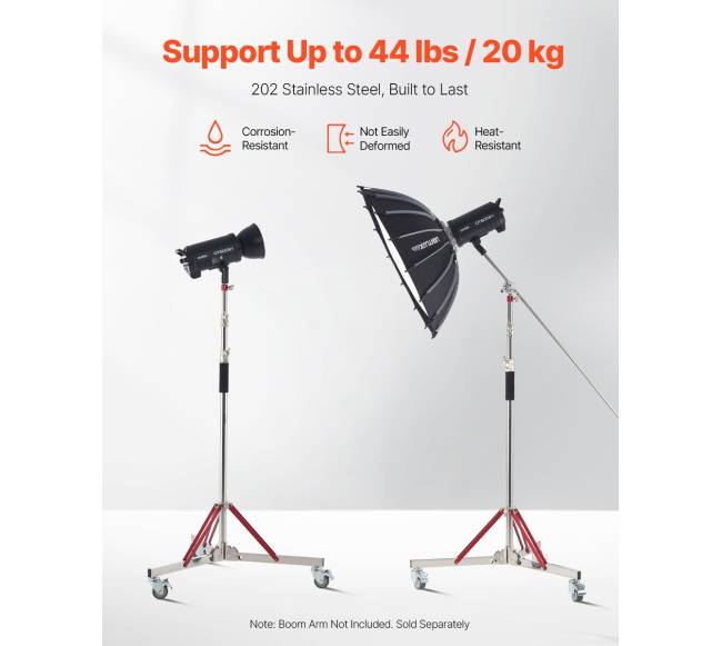 Apšvietimo stovas su ratukais iki 320 cm aukščio3