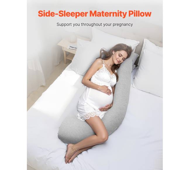 Nėštumo pagalvė L formos, minkšta ir kvėpuojanti1