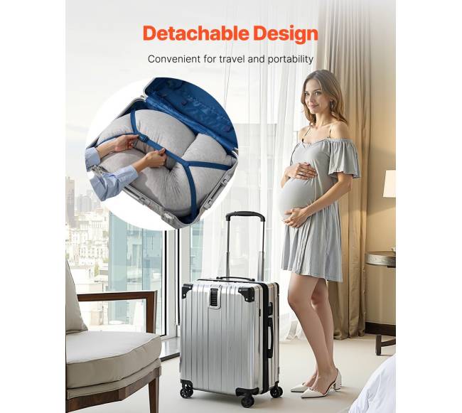 Nėštumo pagalvė L formos, minkšta ir kvėpuojanti5