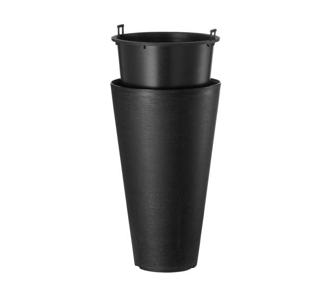 Aukštos apvalios vazonai, 2 vnt, 24 colių10