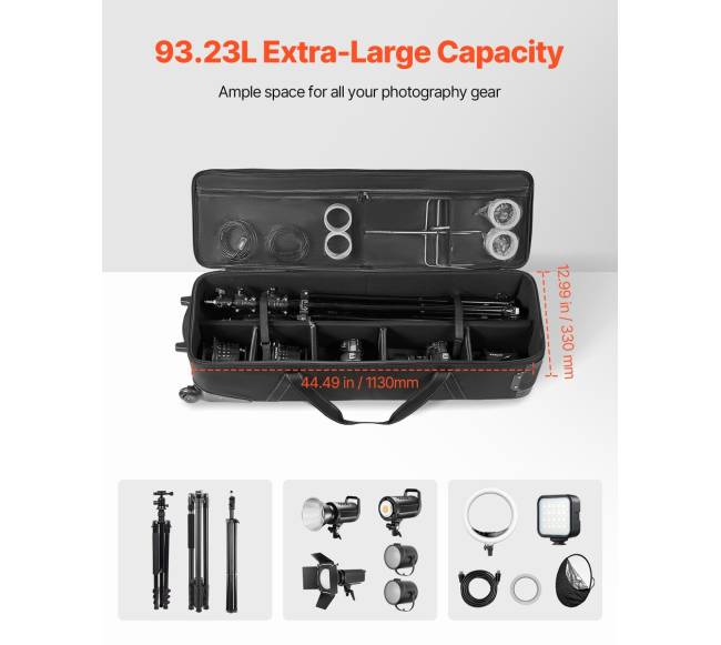 Studijos įrangos vežimėlio krepšys1