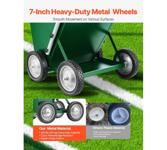 4 ratų dažų žymeklis su 2 arba 4 cm linijomis2