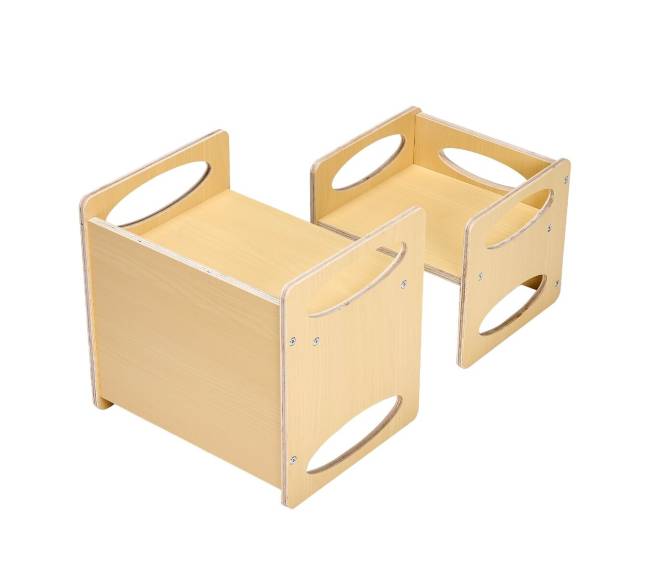 vaikiškas montessori stalas ir kėdė iš medžio9