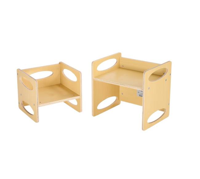 vaikiškas montessori stalas ir kėdė iš medžio10