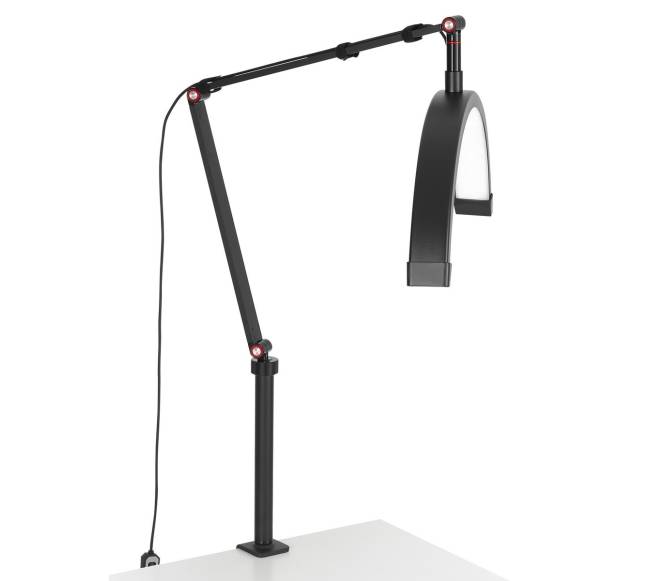 Nagų stalo lempa su laikikliu ir LED apšvietimu9