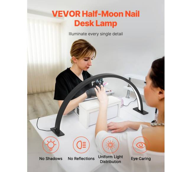 Nagų stalinis šviestuvas 30 W su telefono laikikliu1