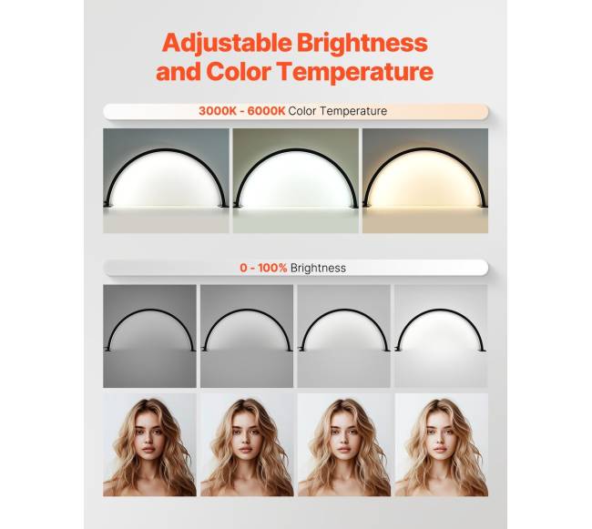 Nagų stalinis šviestuvas 30 W su telefono laikikliu2