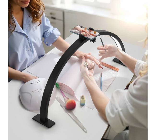 Nagų stalinis šviestuvas 30 W su telefono laikikliu7