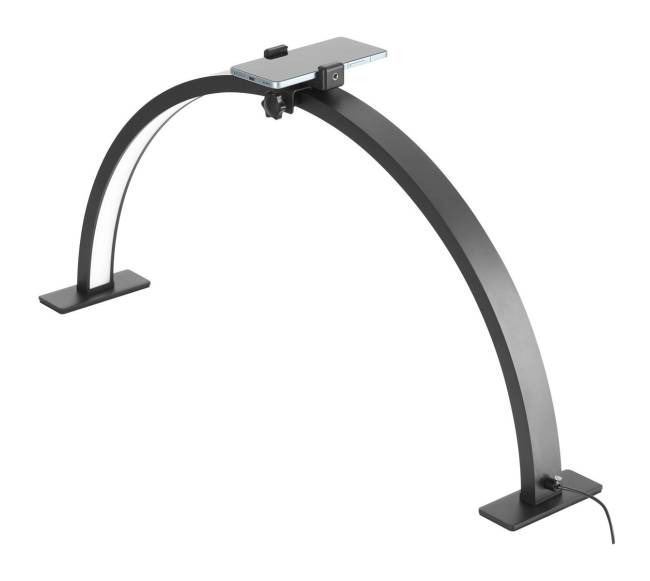 Nagų stalinis šviestuvas 30 W su telefono laikikliu8