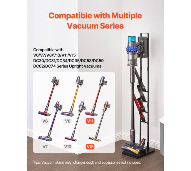 Dyson dulkių siurblių stovas su ratukais0