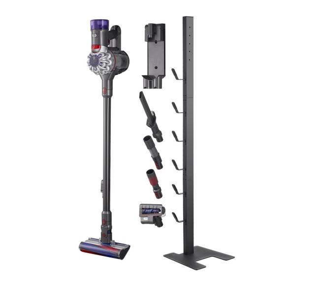 Dulkių siurblio stovas su 6 kabliukais8