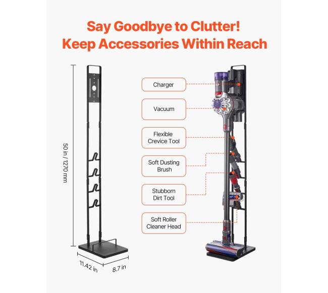 Dyson dulkių siurblių stovas su laikikliu2