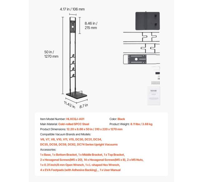 Dyson dulkių siurblių stovas su laikikliu5