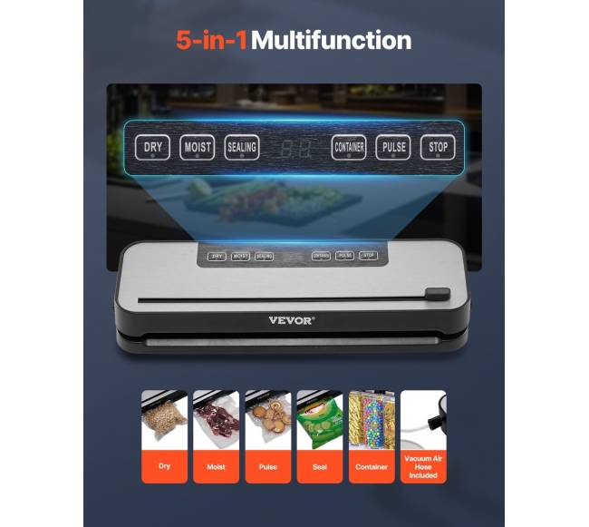 5-in-1 maisto vakuuminis pakavimo aparatas2