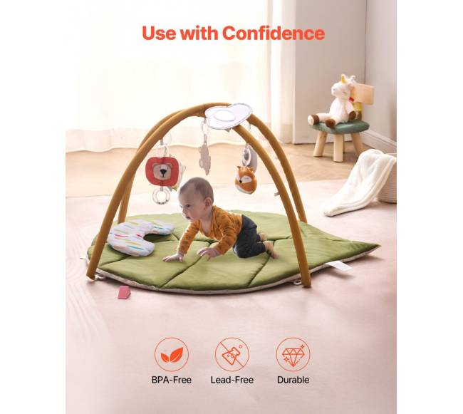 vaiko žaidimų kilimėlis su pojūčių žaislais4