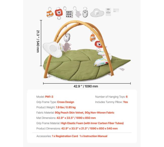 vaiko žaidimų kilimėlis su pojūčių žaislais6