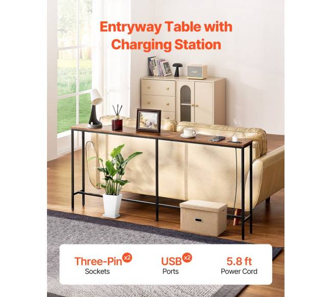 Siaura konsolinė stalo sofa1