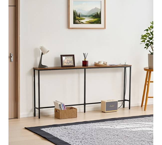 Siaura konsolinė stalo sofa7