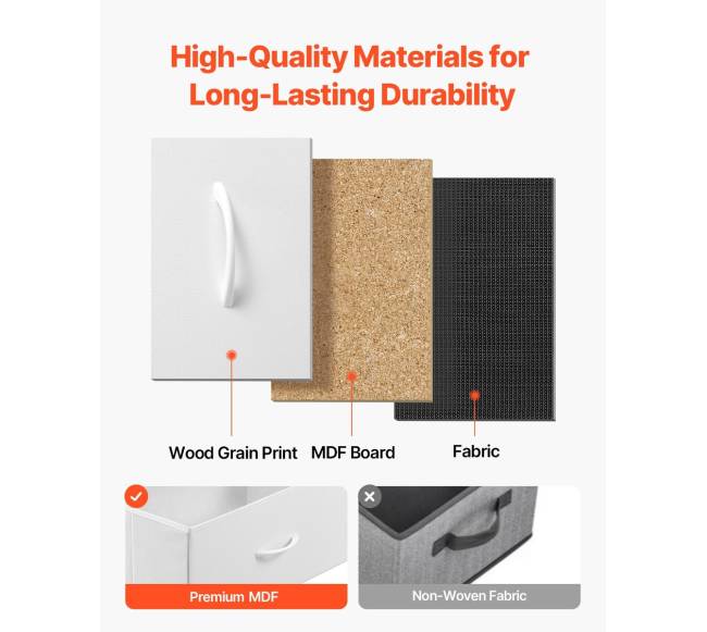 10 stalčių komoda su audinio dėžėmis ir metaliniu rėmu3