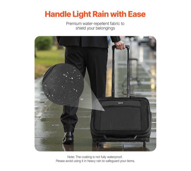 Riedėjanti nešiojamo kompiuterio kuprinė 17,3 colio3