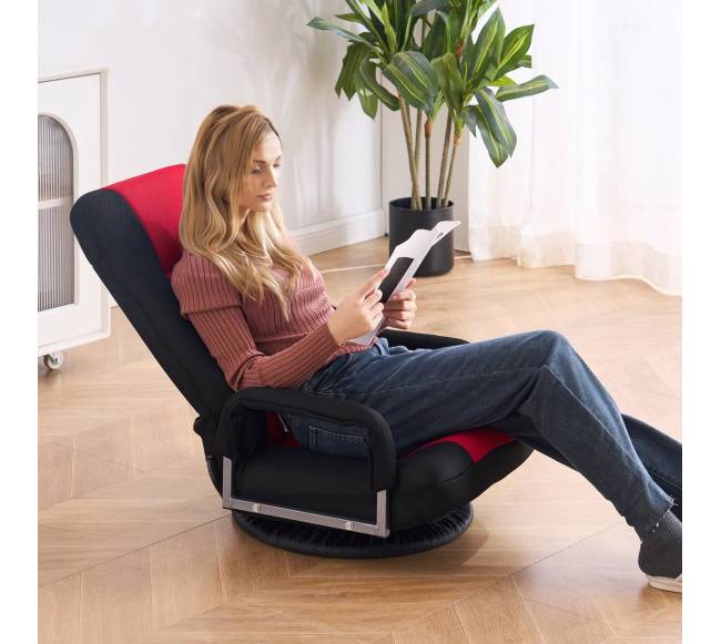 Sukiojama grindų kėdė su ranktūriais7