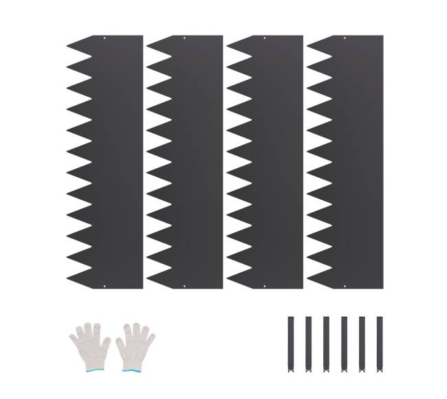 Plieninės vejos borteliai 1016 x 304 mm, 4 vnt.0