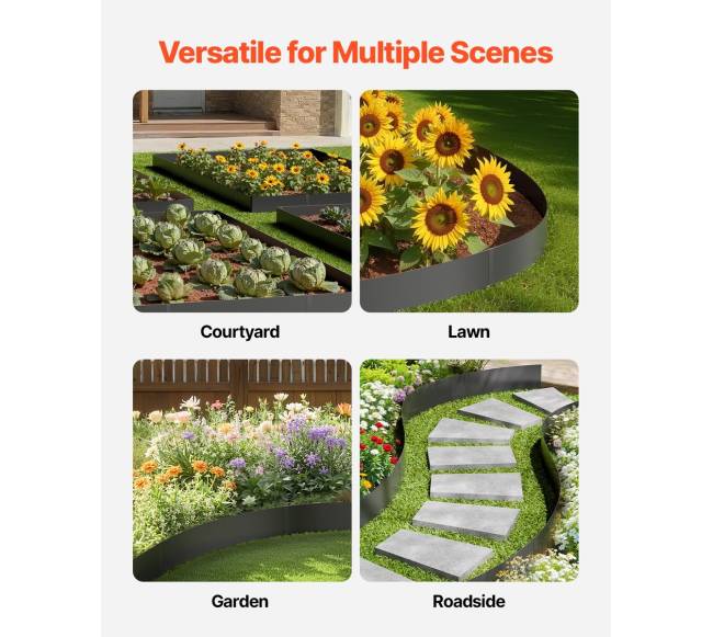 Plieninės vejos borteliai 1016 x 304 mm, 4 vnt.5