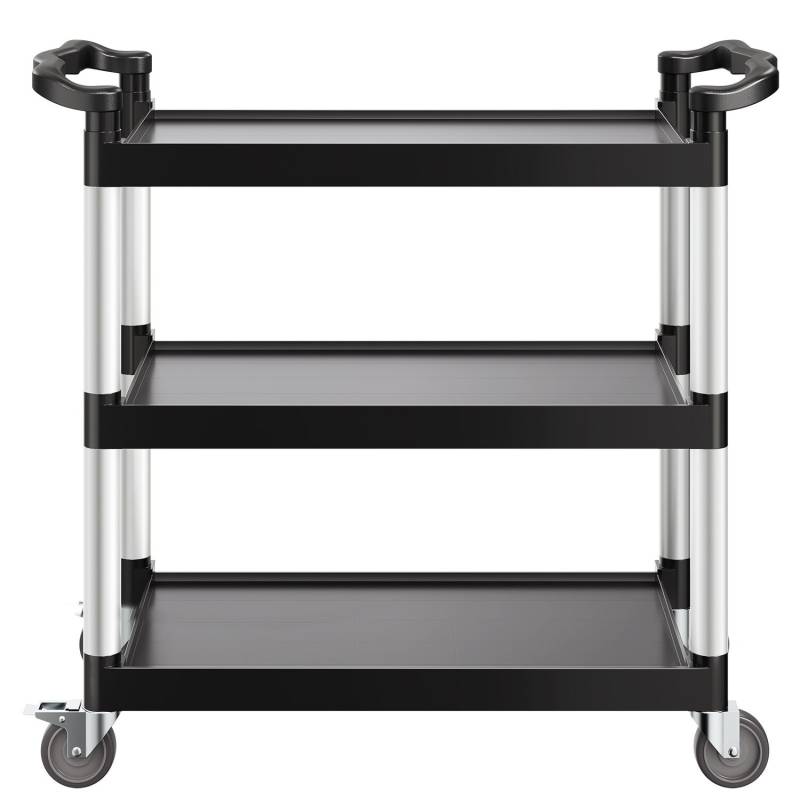 Trijų aukštų vežimėlis su ratukais 226 kg talpos0