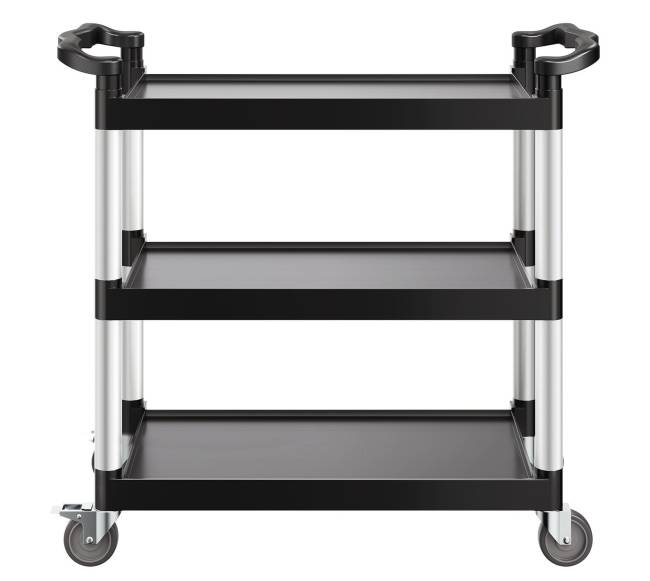 Trijų aukštų vežimėlis su ratukais 226 kg talpos10