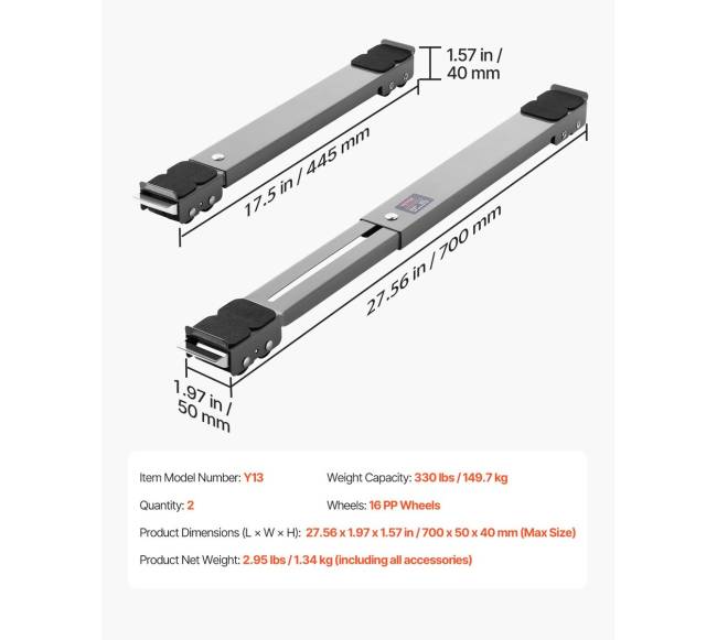 Baldų vežimėlis su reguliuojamais ratukais6