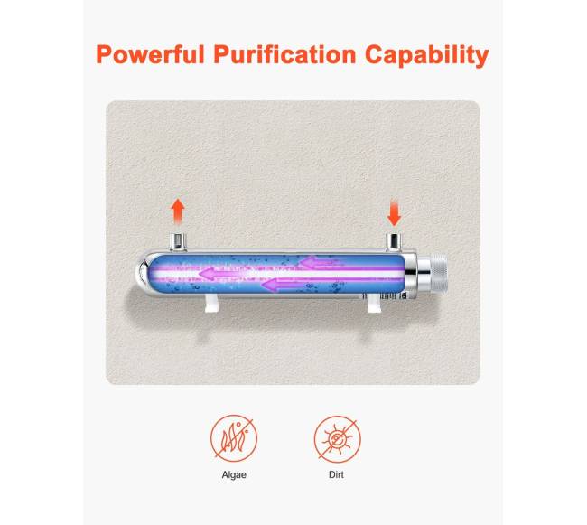 220V UV vandens valytuvas 12W1