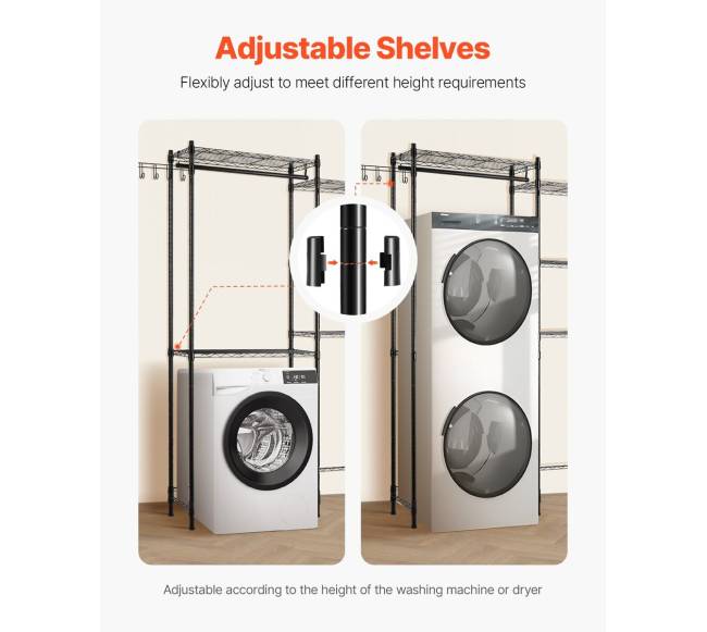 Skalbyklės lentyna su 5 lygiais3