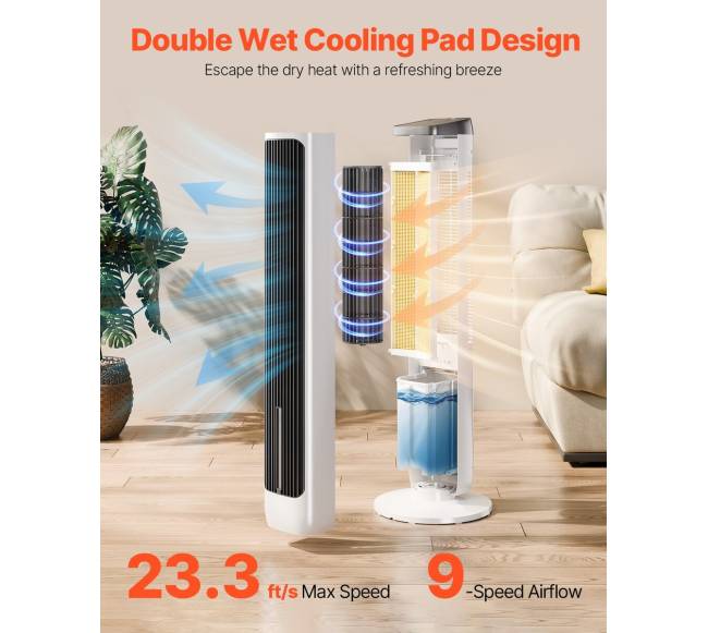 40 colių besisukantis bokštinis ventiliatorius2