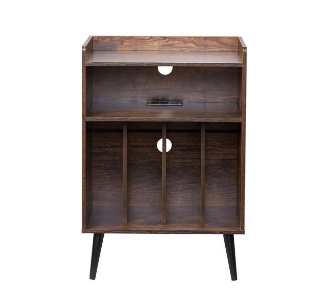 3 lygių patefono stovas su LED ir USB0