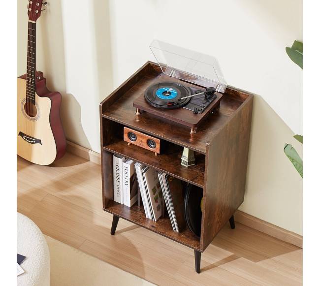 3 lygių patefono stovas su LED ir USB7