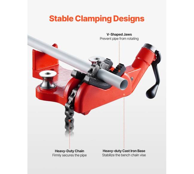 Grandininis spaustuvas vamzdžiams 1,3 - 20 cm2