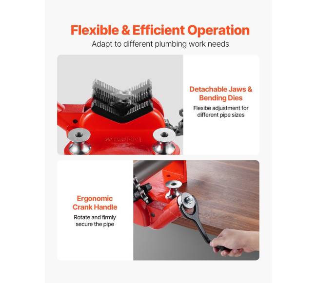 Grandininis spaustuvas vamzdžiams 1,3 - 20 cm3