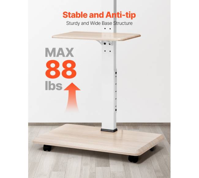 Mobilus televizoriaus laikiklis su ratukais 32-70 colių ekranams3